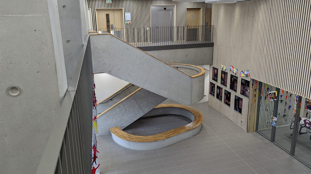 escalier beton arme