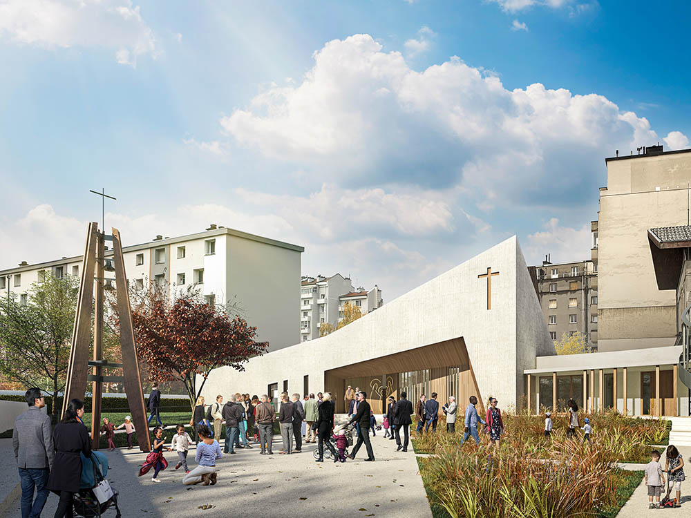 Reconstruction de L'Église "Saint Jacques" à Grenoble (38) - 1